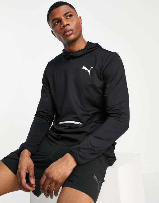 Puma Training - Sweat à capuche avec poche sur le devant - Noir 