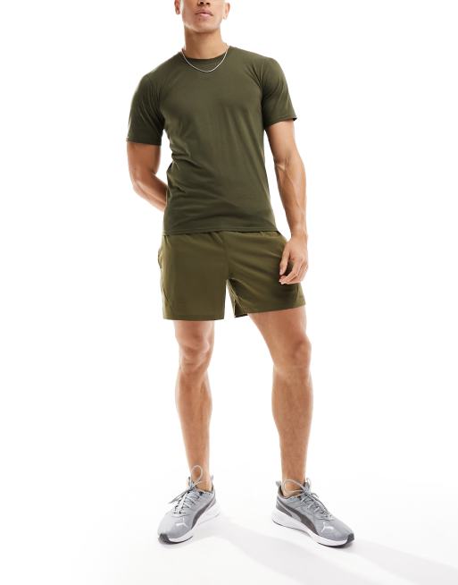 PUMA Training T shirt in Khaki