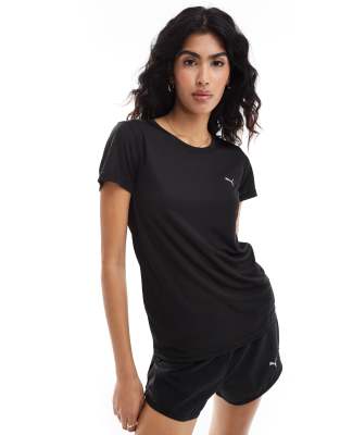 Puma - Training - T-Shirt mit Logo in Schwarz