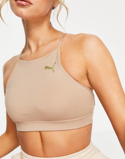 PUMA Training x Stef Fit strappy bra in taupe exclusive to ASOS, 2 of 4
