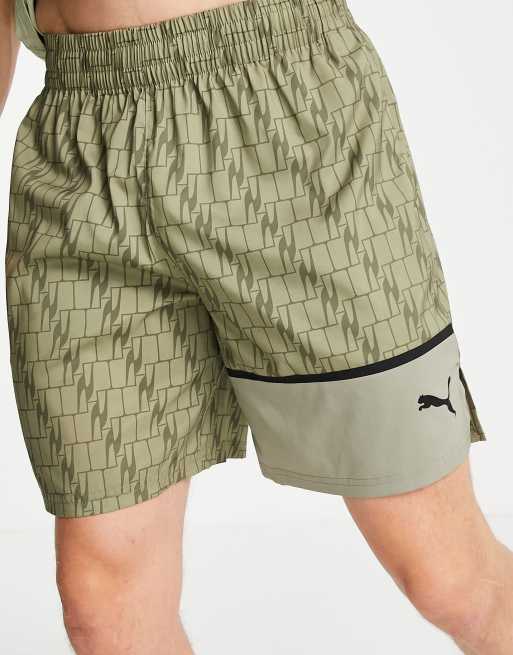 PUMA Träning – Grå shorts med heltäckande mönster, 3 av 4