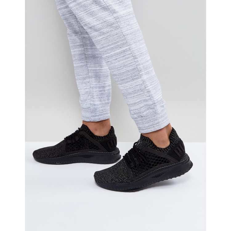 Puma Tsugi Netfit EvoKnit Sneakers In Black 36510801 | ASOS