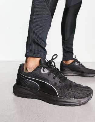 Puma Twitch Runner PTX trainers in black | ASOS