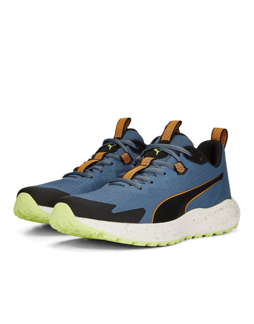 Puma Twitch Runner Trail sneakers in orange and black