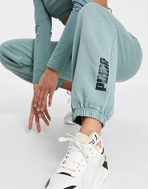 Tracksuits Puma unisex jogger in washed green - exclusive to  