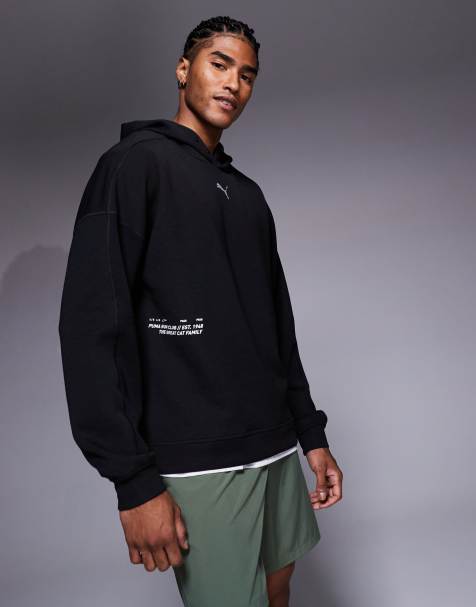 Puma Unisex Run Club hoodie in black - view 1