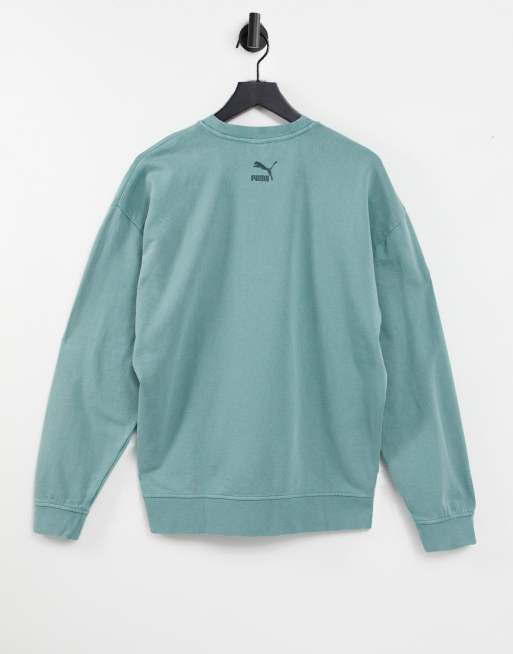 Puma on sale sweatshirt green