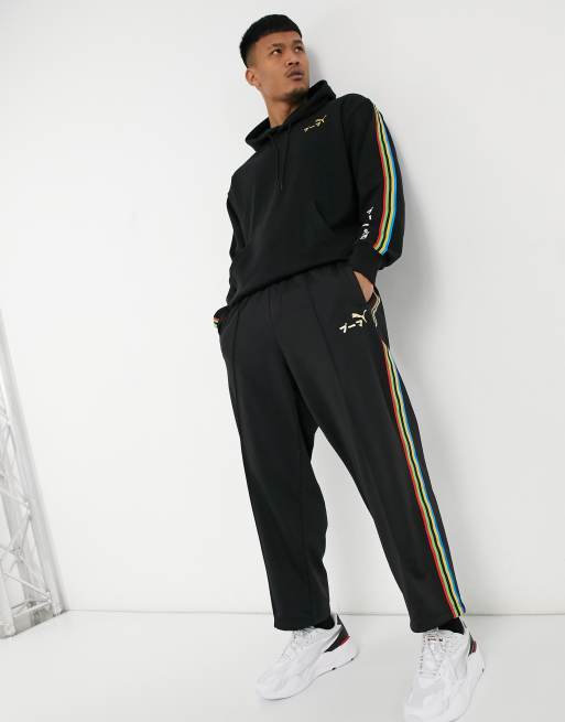 Puma Unity cropped sweatpants in black