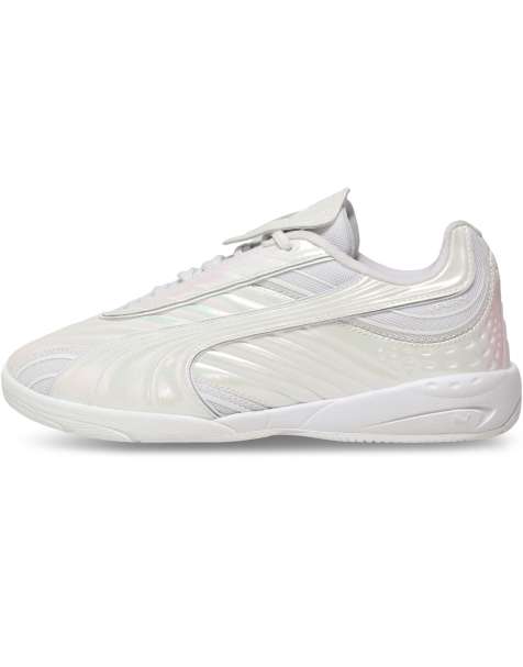 Puma V-S2 pearlised trainers in ivory - view 1