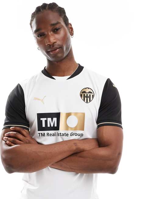 Puma Valencia cf 24 25 home jersey in puma white puma black ASOS
