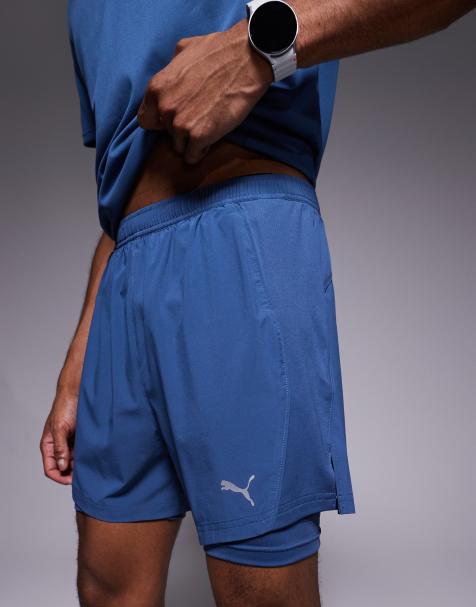 Puma Velocity 2-in-1 running shorts in dark indigo - view 1