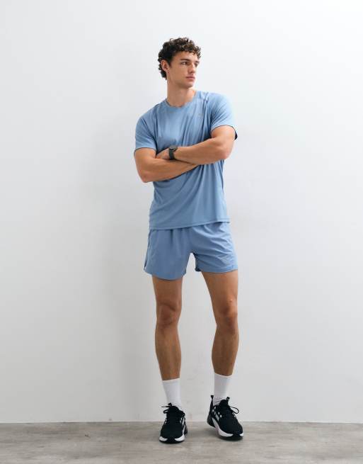 Puma Velocity 5" running shorts in blue, 2 of 5