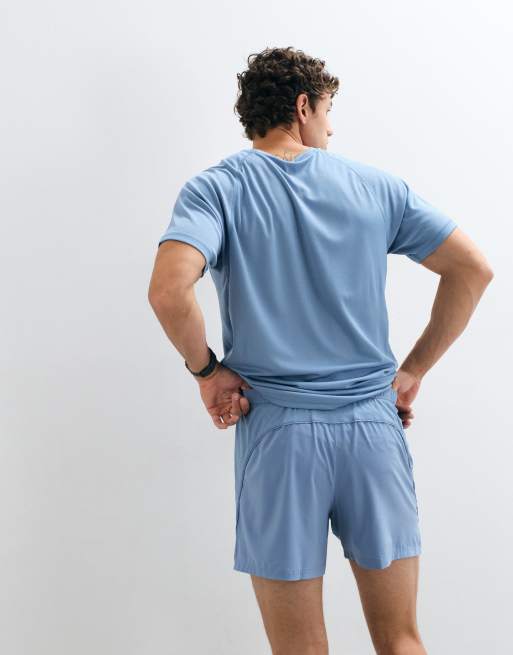 Puma Velocity 5" running shorts in blue, 5 of 5