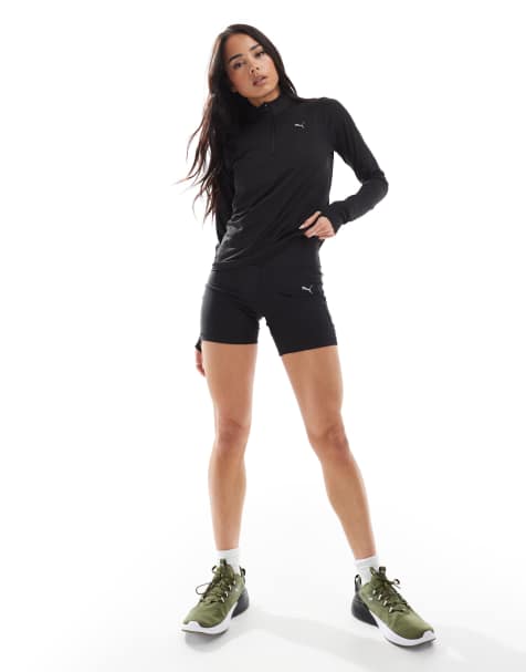 Puma Velocity 5" tight running shorts in black - view 1