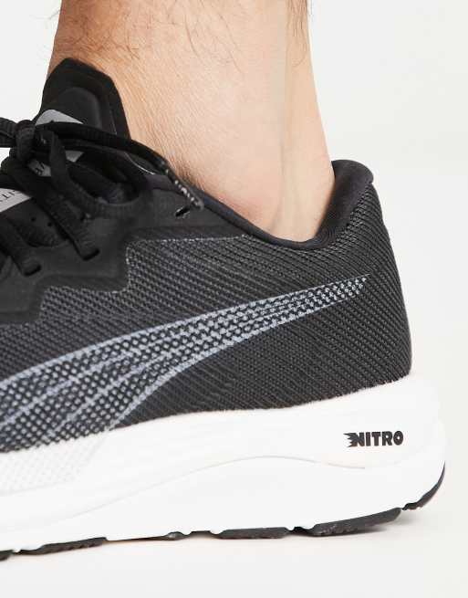 Puma Velocity Nitro 2 in black and metallic