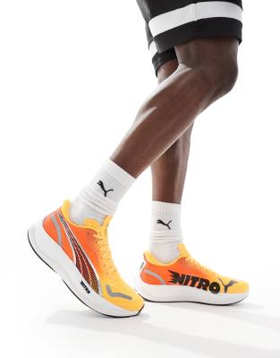 PUMA - Velocity Nitro 3 Fade - Lauf-Sneaker in Sun Stream-Orange