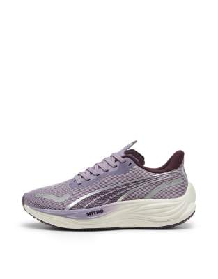 Puma Velocity nitro 3 running shoes in pale plum-midnight plum-Purple