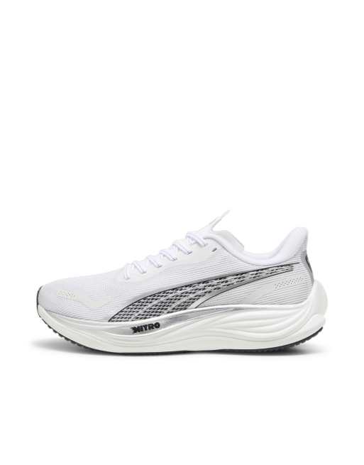 Puma Velocity nitro 3 running shoes trainers in white