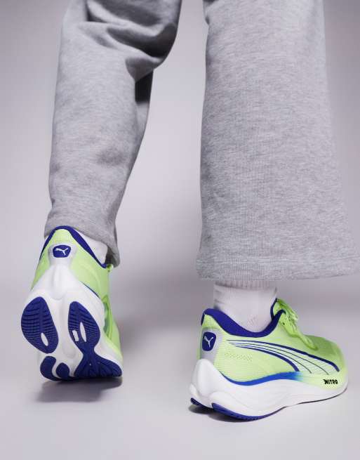 PUMA Velocity Nitro 3 sneakers in fizzy apple green, 3 of 5