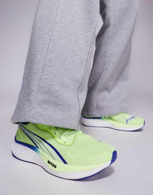 PUMA Velocity Nitro 3 sneakers in fizzy apple green, 4 of 5