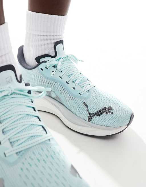 PUMA Velocity Nitro sneakers in light blue ASOS