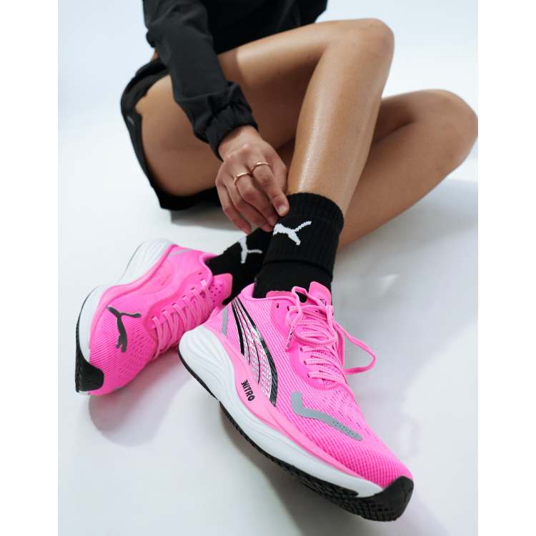 PUMA Velocity Nitro trainers in pink ASOS