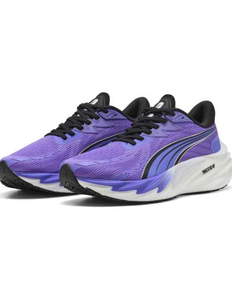 Puma Velocity Nitro 4 running trainers in purple - view 1