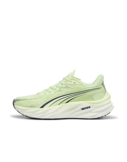 Puma Velocity Nitro 4 running trainers in yellow, 3 of 4