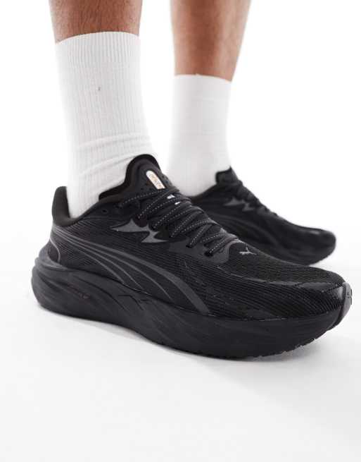 Puma Velocity Nitro 4 trainers in all black, 4 of 5