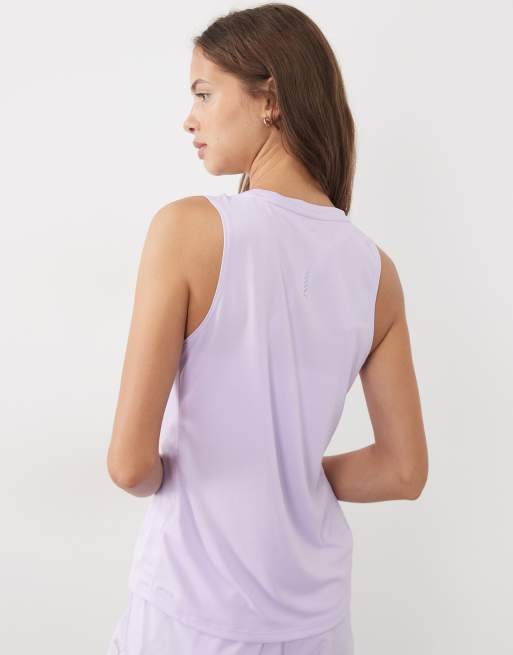 Puma Velocity running tank in purple, 4 of 4