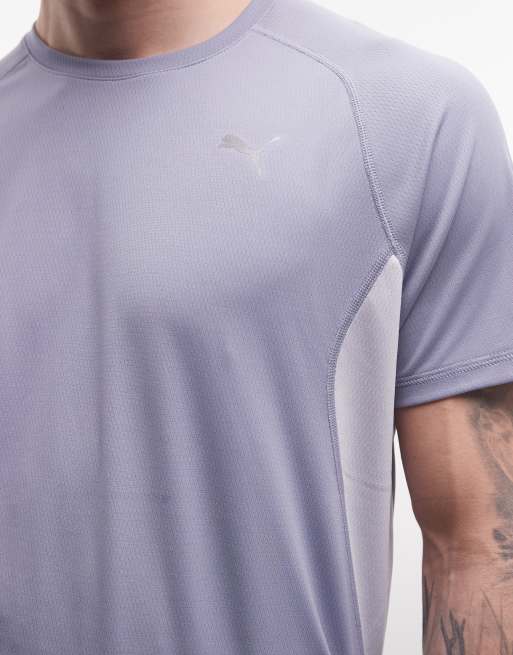Puma Velocity running tee crew neck in gray sky, 5 of 5