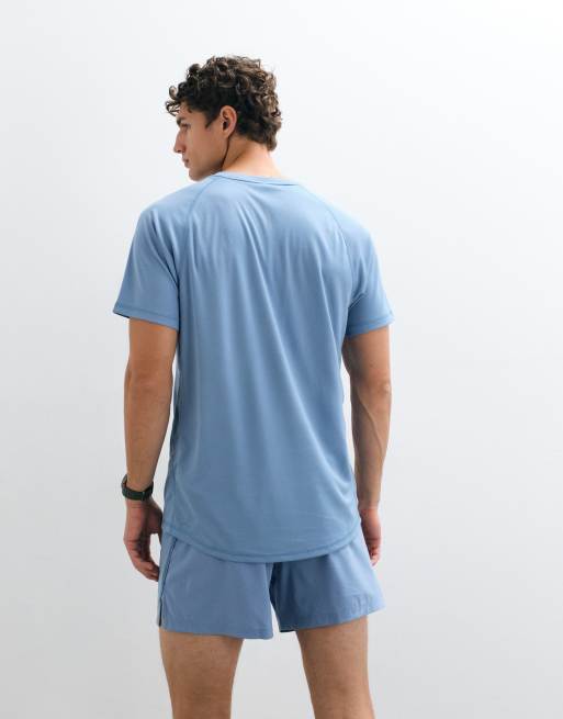 Puma Velocity running tee in blue, 3 of 5