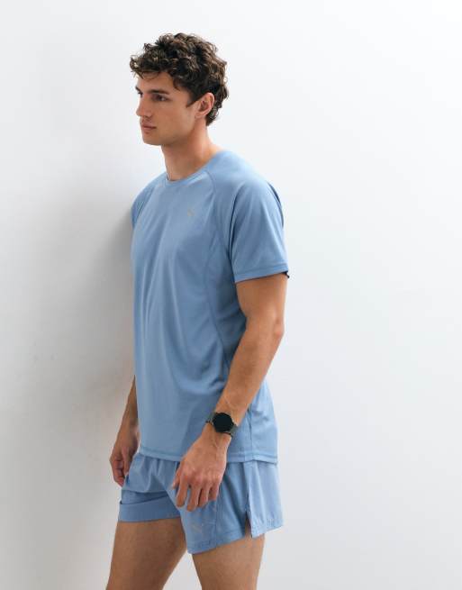 Puma Velocity running tee in blue, 4 of 5