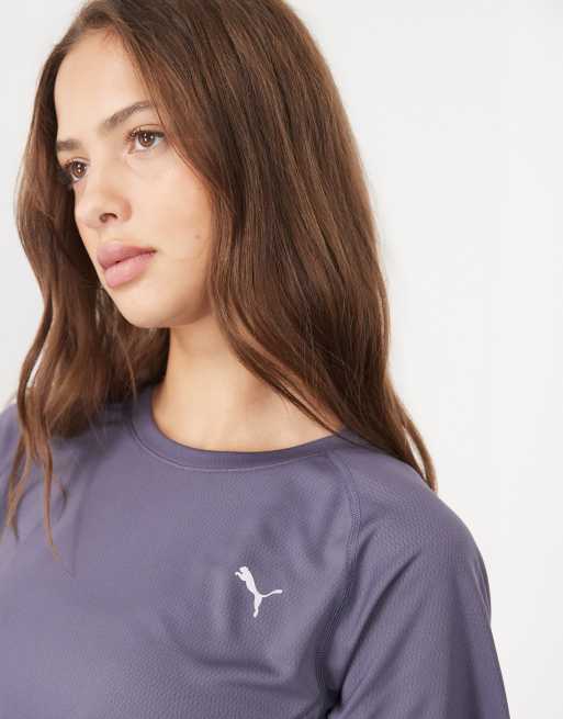 Puma Velocity running tee in gray, 3 of 4
