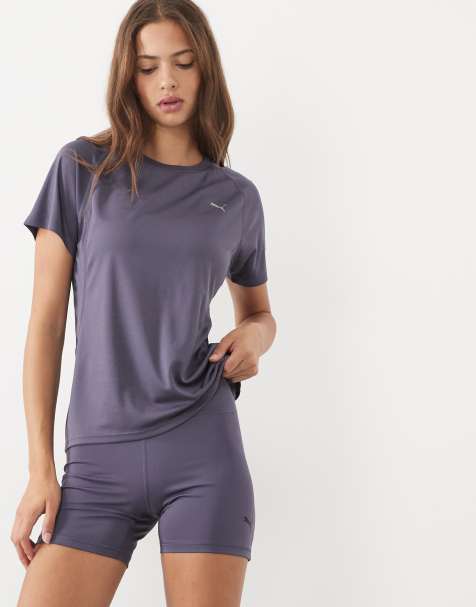 Puma Velocity running tee in greyish purple - view 1