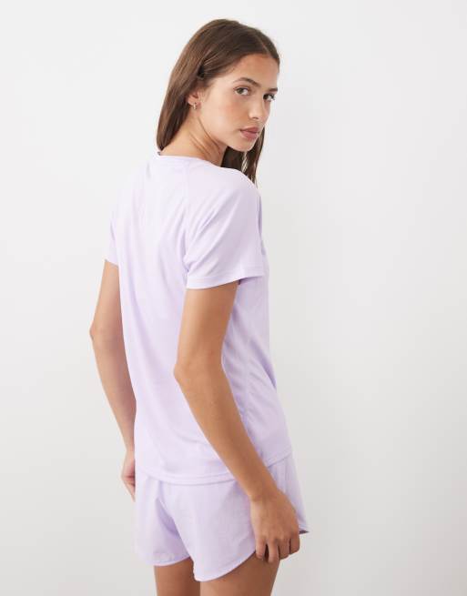 Puma Velocity running tee in purple, 4 of 4