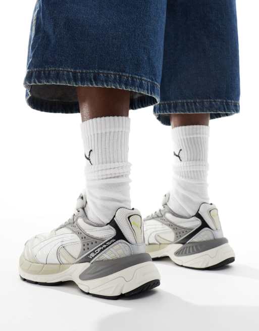PUMA Velophasis Always On sneakers in grey, 3 of 5