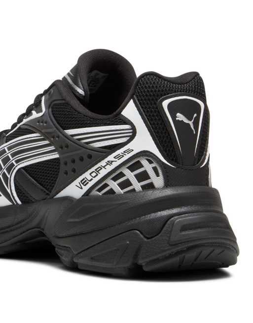 PUMA Velophasis Baskets Noir et gris