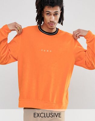 orange puma sweatshirt