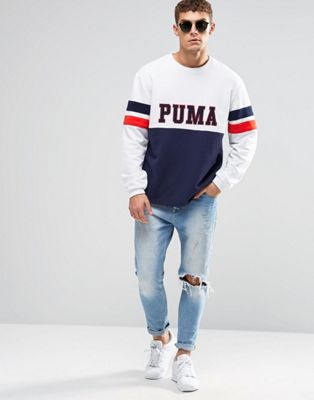 puma retro crew sweatshirt