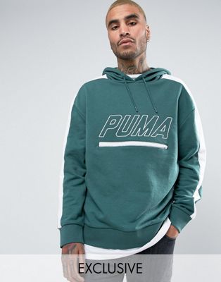 puma retro logo hoodie
