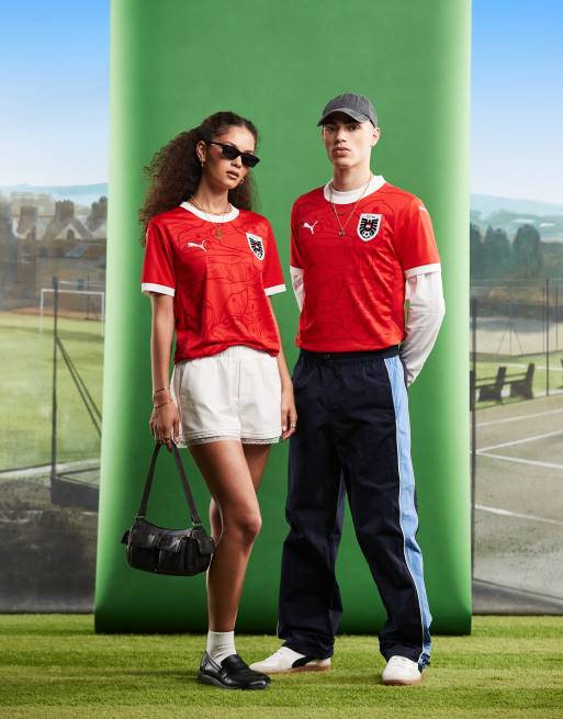 Puma - Voetbal - Replica Euro 2024 Australië thuisshirt van jersey in rood, 3 van 5