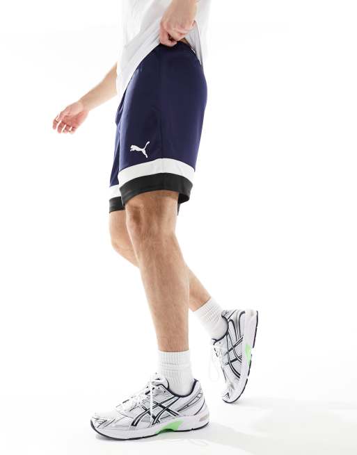 PUMA - Voetbal - Rise - Short in marineblauw
