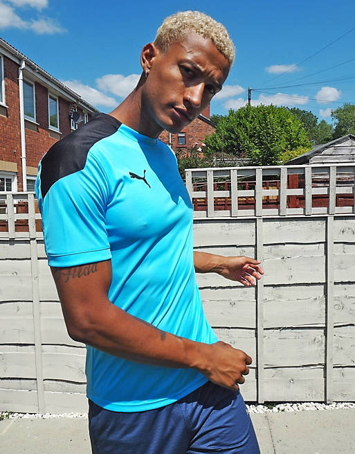 straf single winnen Puma - Voetbal - Trainingsshirt in blauw | ASOS