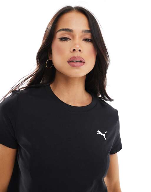 Puma Wardrobe ess baby t-shirt in puma black | ASOS
