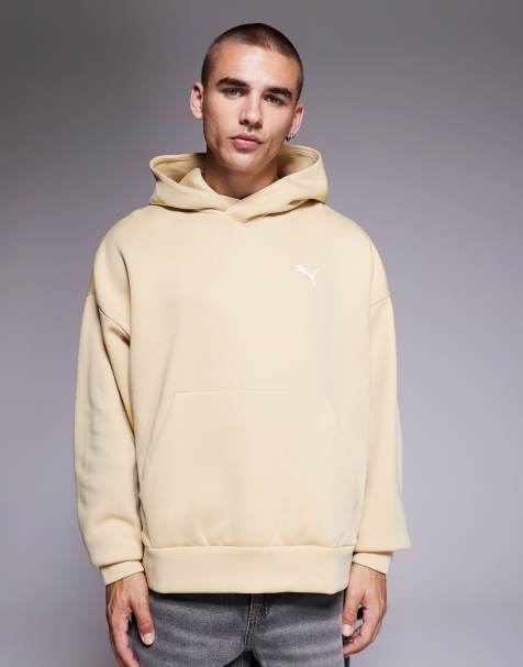 Puma Wardrobe ess boxy hoodie in pebble path - view 1