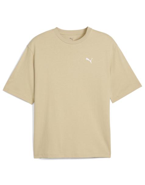 Puma Wardrobe ess boxy t-shirt in pebble path - view 1