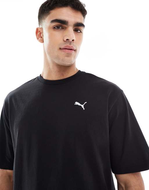 Puma Wardrobe ess boxy t-shirt in puma black