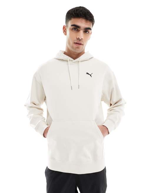 Puma Wardrobe ess relaxed hoodie in alpine snow