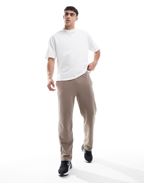 Puma Wardrobe ess relaxed sweatpants in totally taupe - view 1
